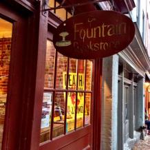 Fountain Books, Richmond VA. I forgot to take a picture, so here's one from E.J. Simon.